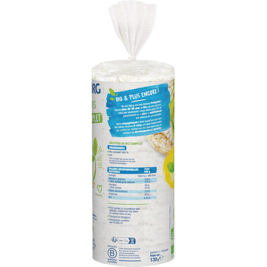 BJORG Organic Wholegrain Rice Cakes