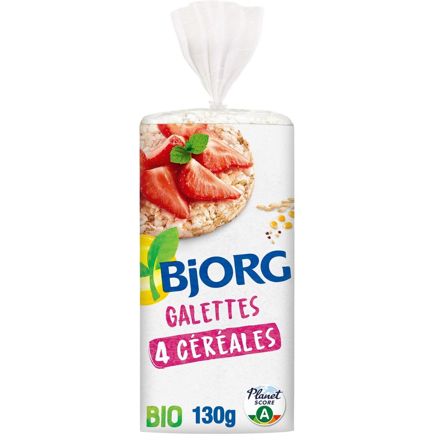 [ANTI-GASPILLAGE] Galettes 4 Céréales Bio BJORG - Date de durabilité minimale : 12/11/2025
