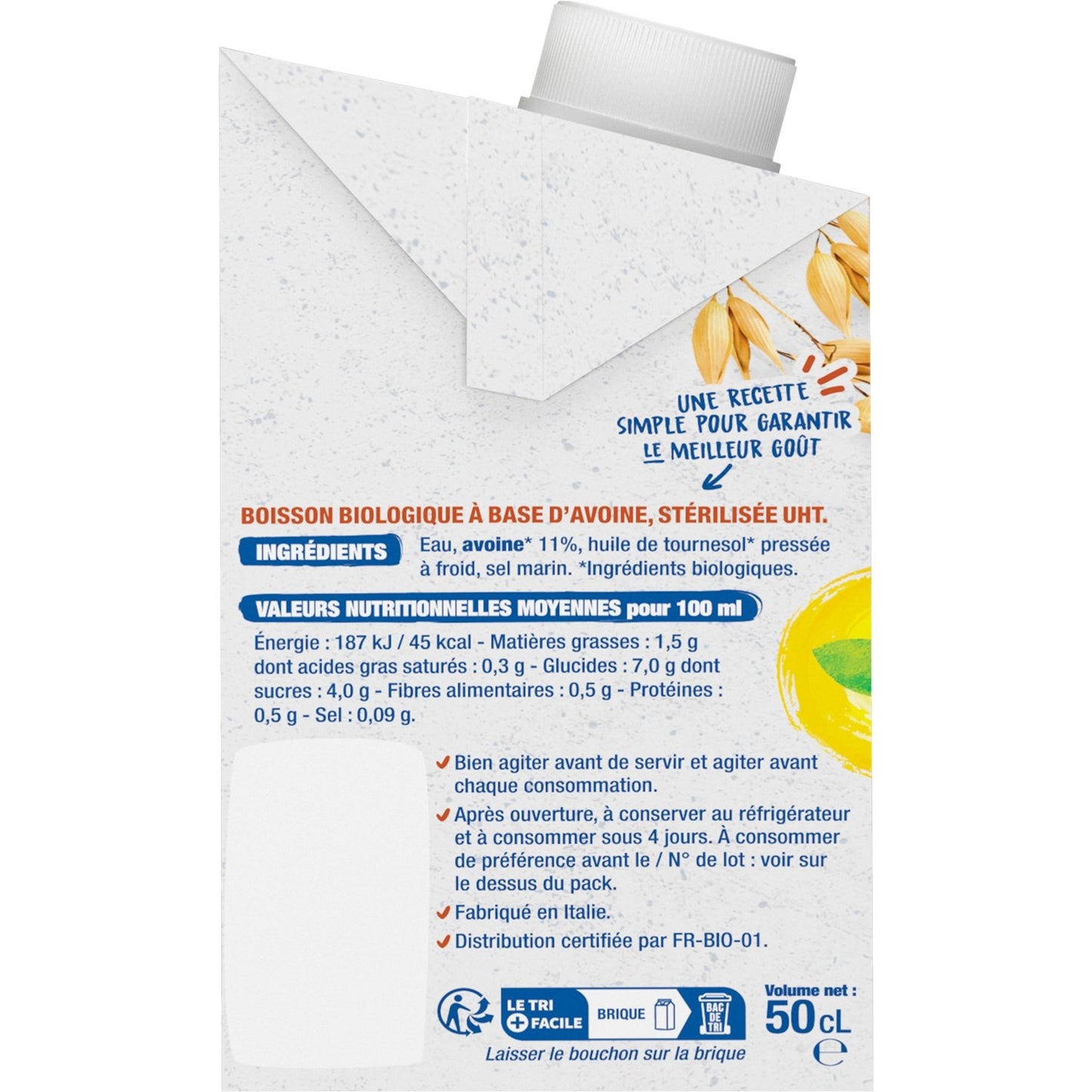BJORG Organic Oat Milk Plant Drink