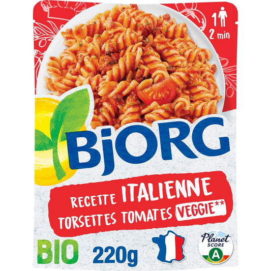 BJORG Organic Italian Tomato Torsettes Ready Meal