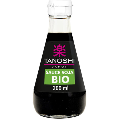 TANOSHI Bio-Sojasoße mit gesalzener Sojasauce