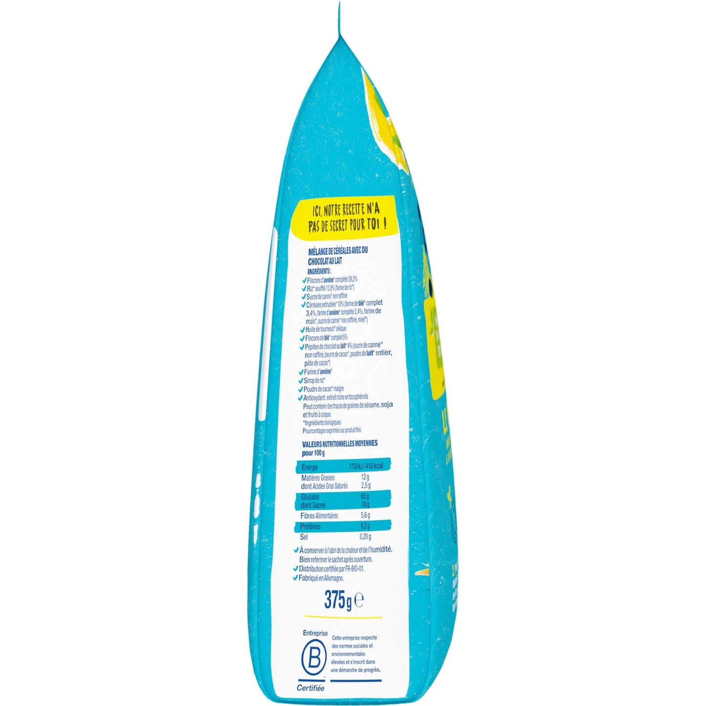 BJORG Organic Crispy Stars Choco Cereal