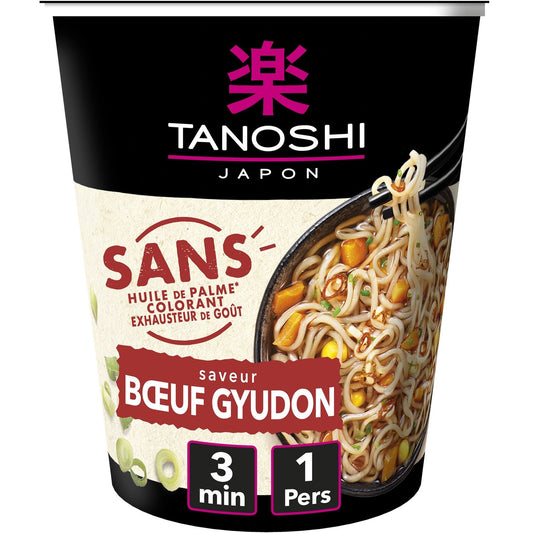 Tanoshi Dehydrated Beef Noodle Soup