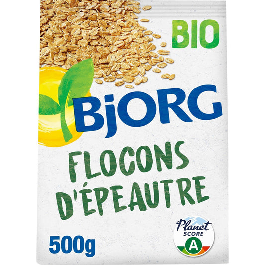 Céréales Bio Flocons d'Épeautre BJORG La boite de 500g