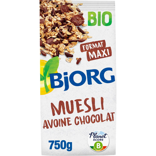 BJORG Organic Oat Chocolate Muesli Cereal