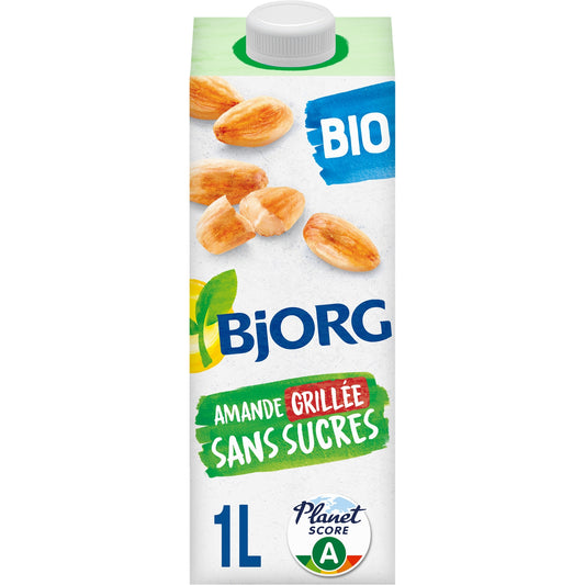 BJORG Organic Roasted Almond Milk Plant-Based Drink