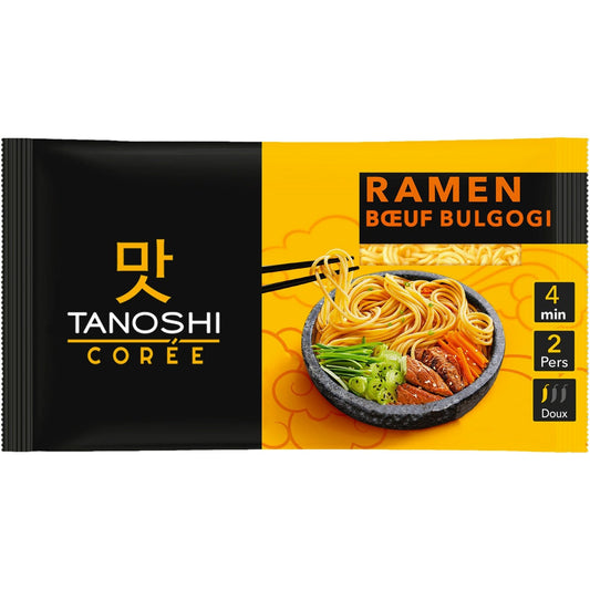 Nouilles Bœuf Ramen TANOSHI Le sachet de 366g