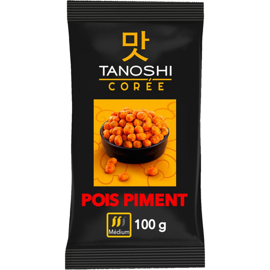 Biscuits Apéritif Crackers Pois Piment TANOSHI Le paquet de 100g