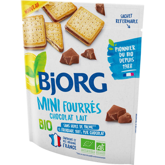 BJORG Organic Mini Chocolate Filled Biscuits