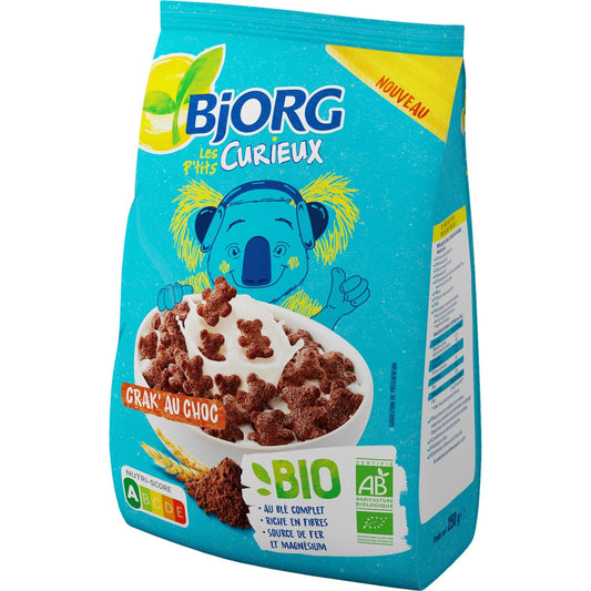 Céréales Bio Crak au Choc BJORG Le paquet de 250g