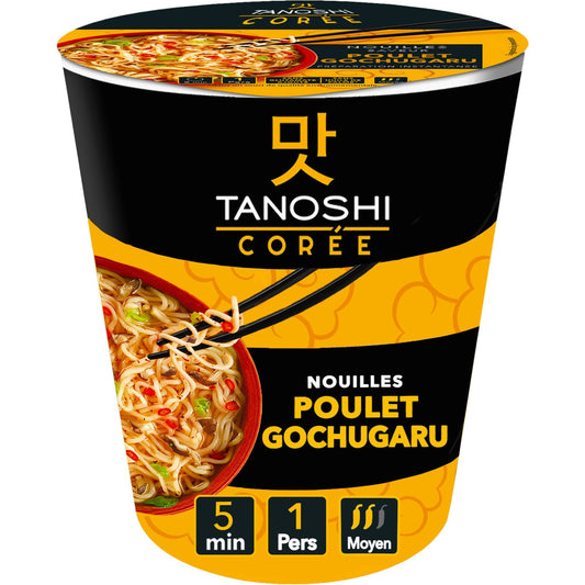 Nouille Poulet Epicé TANOSHI Le cup de 65g