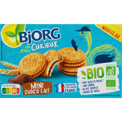 Biscuits Bio Choc'o Lait BJORG