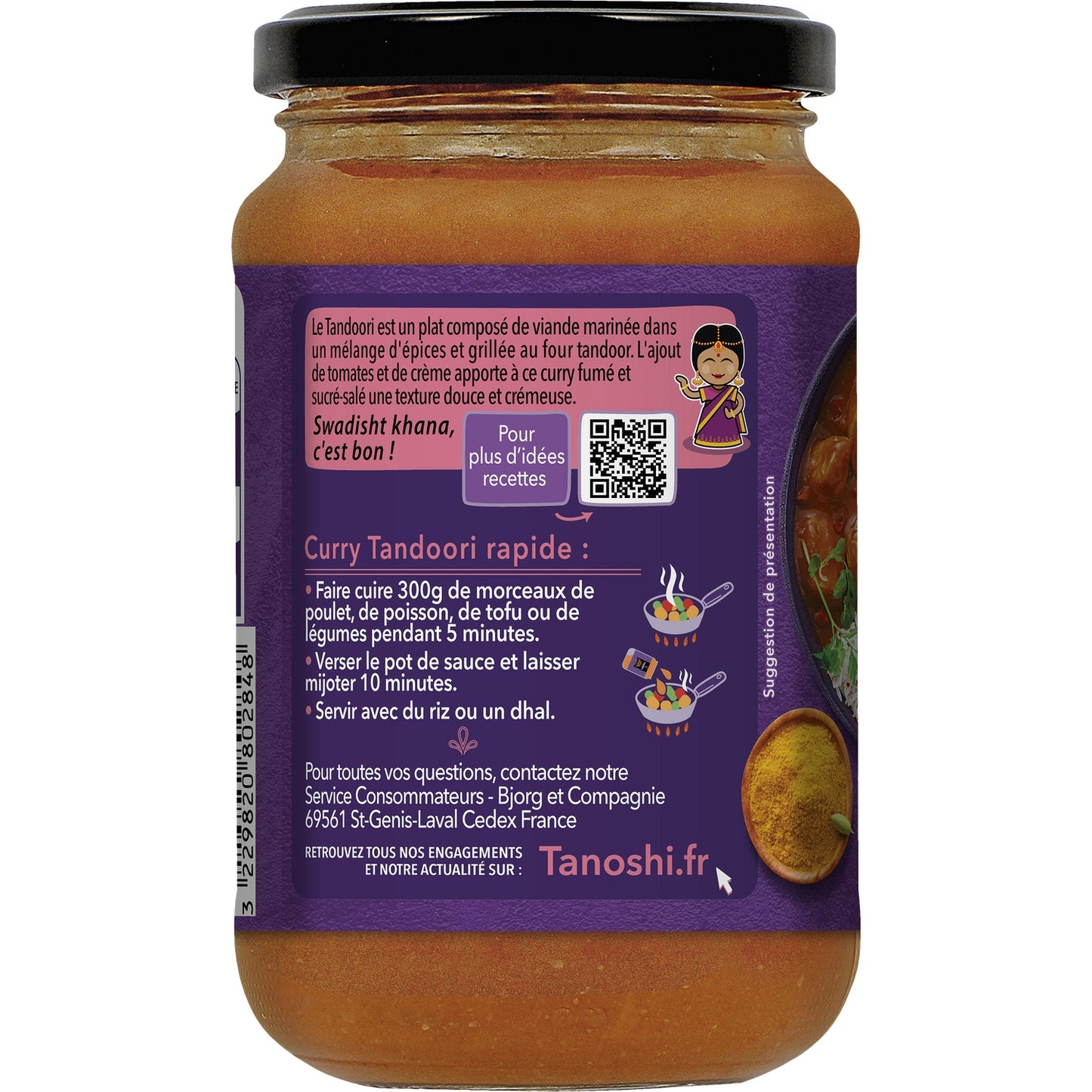 TANOSHI Organic Tandoori Curry Sauce
