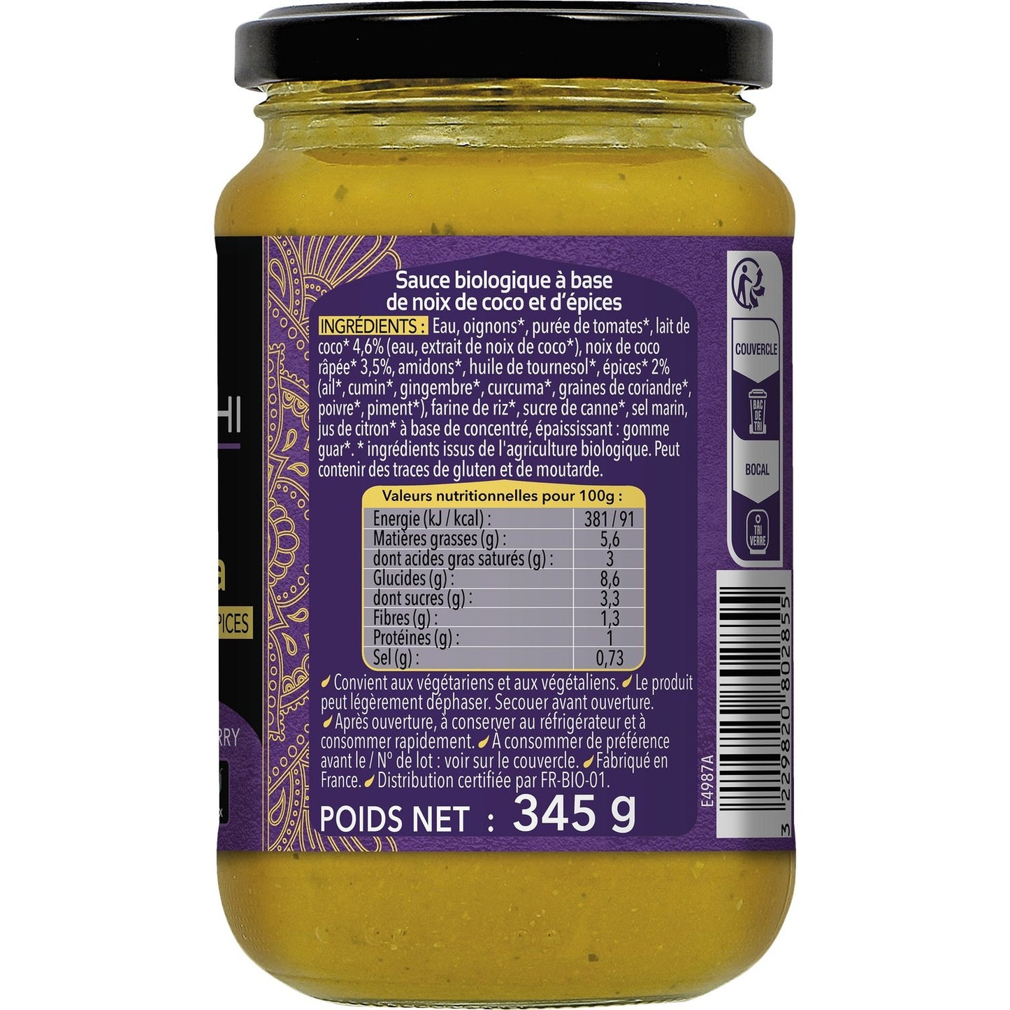 Organic Korma Paste TANOSHI