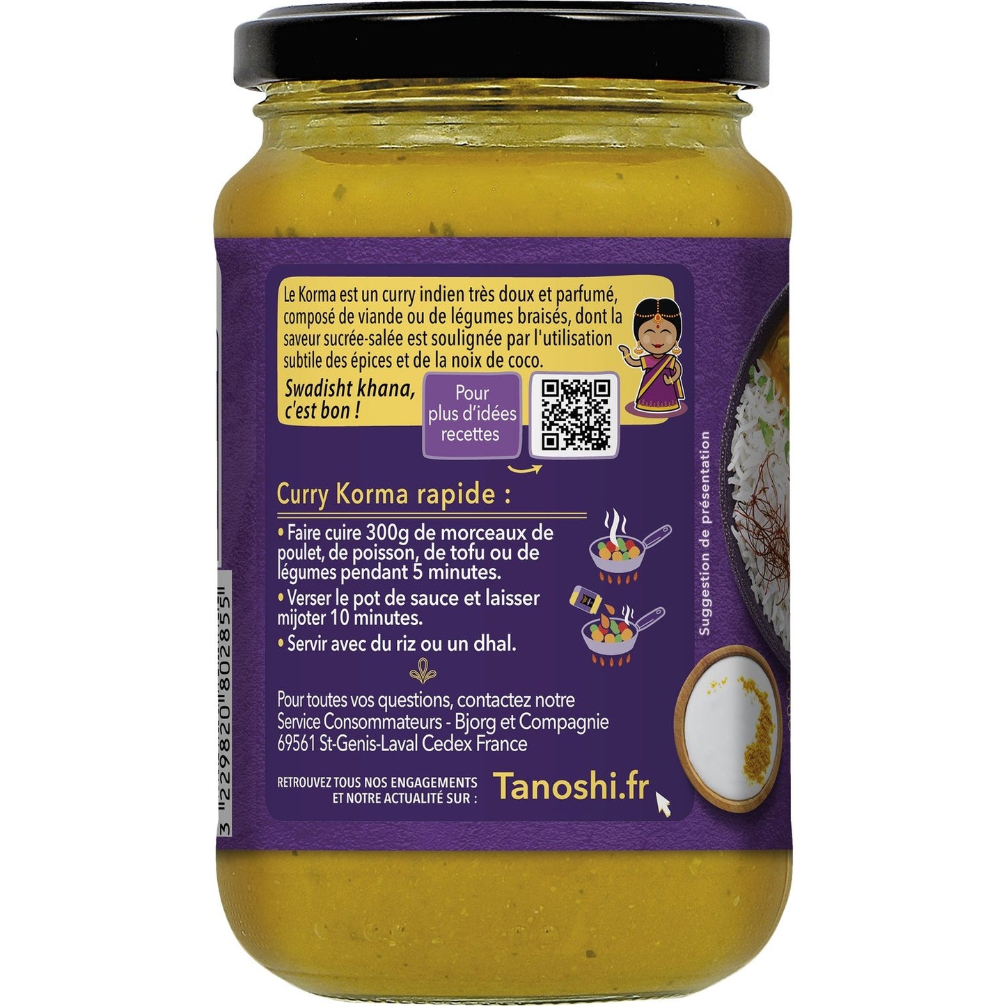 Organic Korma Paste TANOSHI