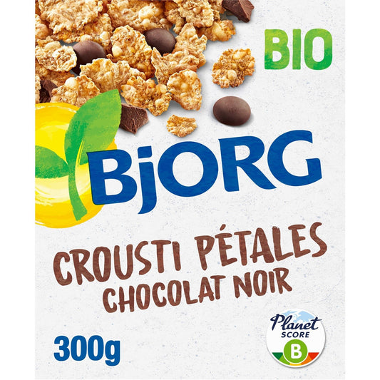 Céréales Bio Pétales Chocolat Noir BJORG Le sachet de 300g