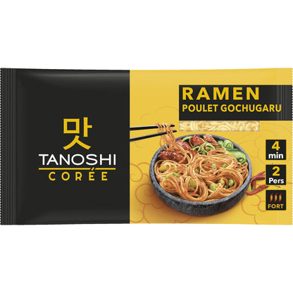 Gochugaru TANOSHI Chicken Ramen Noodles