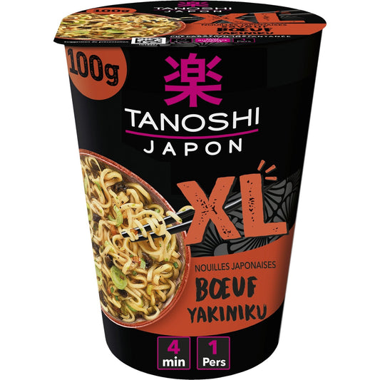 Nouilles Bœuf Yakiniku TANOSHI La cup de 100g