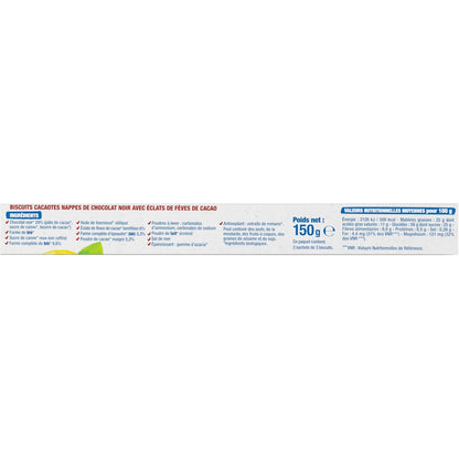 Biscuits Bio Nappé Chocolat Intense BJORG
