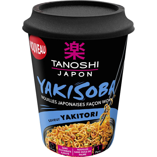 Nouilles Japonaises Yakisoba Yakitori TANOSHI la boite de 90g