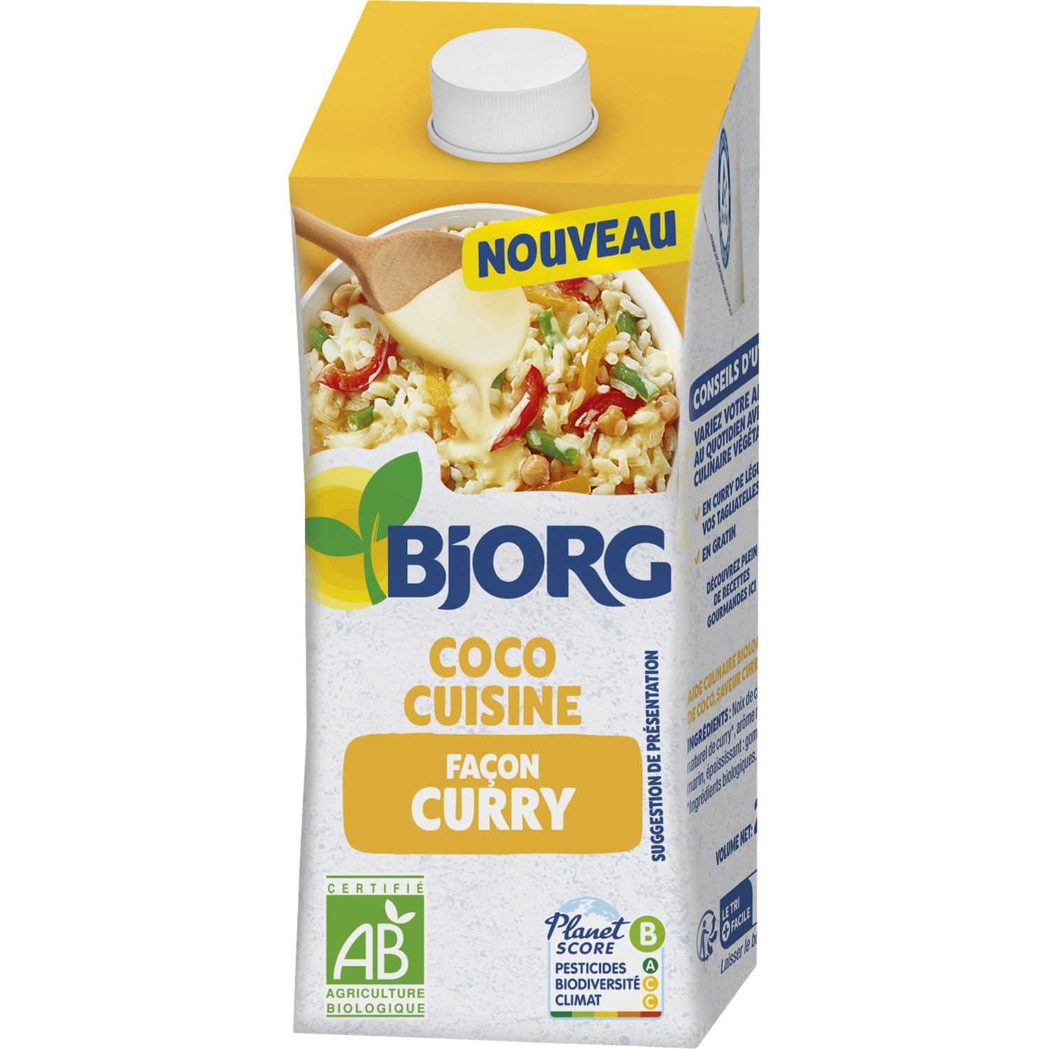 Sauce Coco Cuisine Facon Curry BJORG 