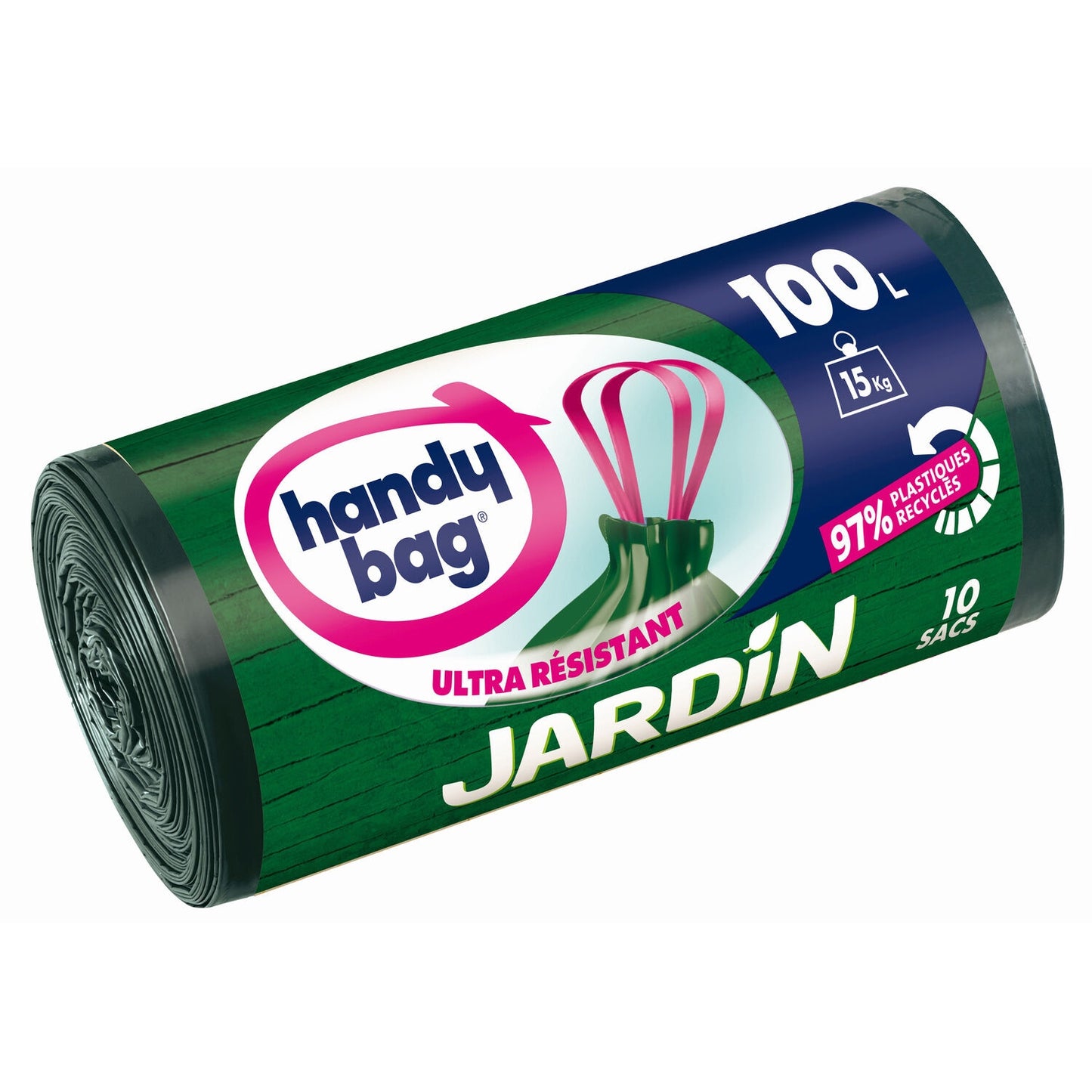 Sac Poubelle Jardin Ultra Résistant 100L HANDY BAG