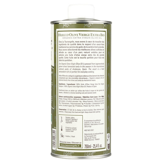 Organic Olive Oil LA TOURANGELLE