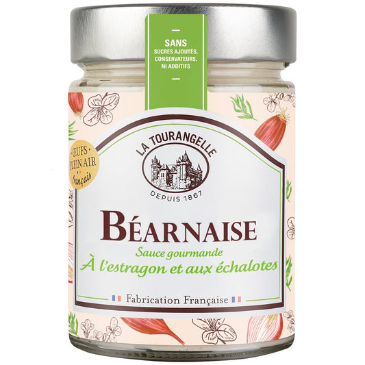 Sauce Béarnaise à l'Estragon et aux Échalottes LA TOURANGELLE le pot de 270g