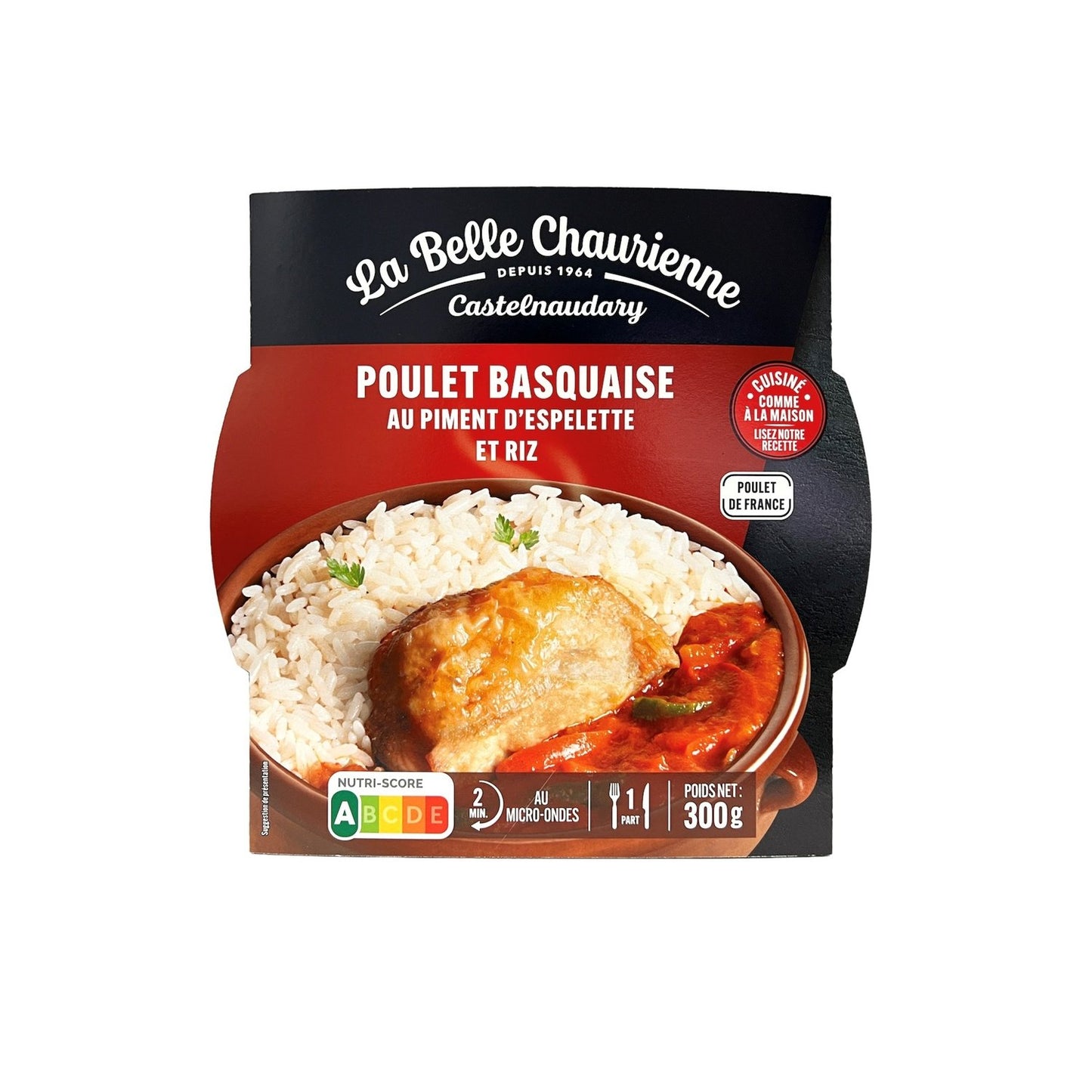 Ready Meal: Basque-Style Chicken with Espelette Pepper and Rice LA BELLE CHAURIENNE