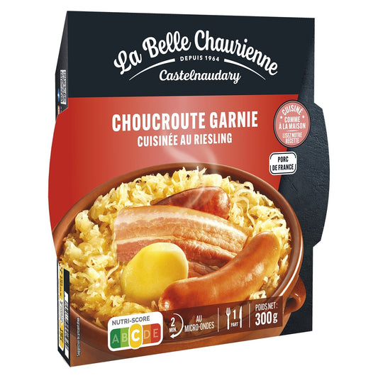 Plat Cuisiné Choucroute Garnie au Riesling LA BELLE CHAURIENNE