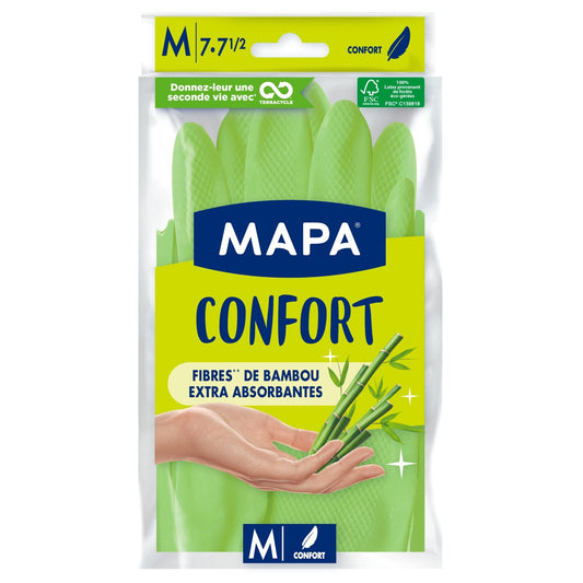 MAPA Well-Being Household Gloves Size M 7-8 1/2