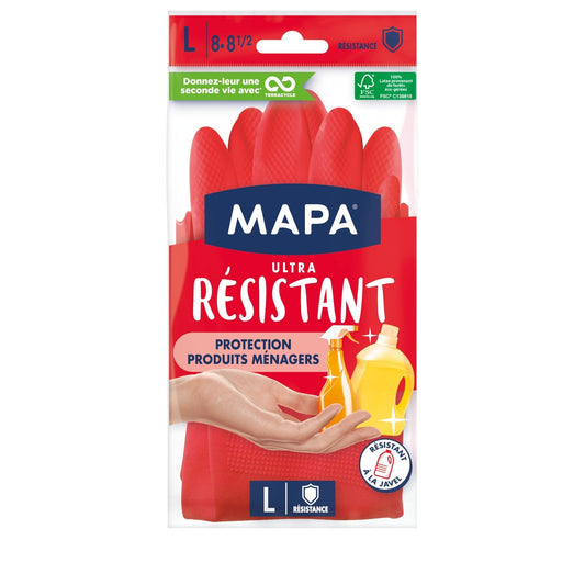 MAPA Ultra Resistant Household Gloves Size L