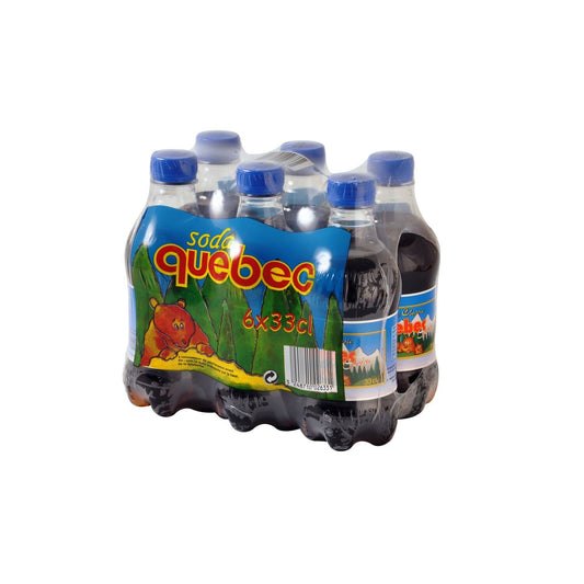 Soda au Cola QUEBEC le pack de 6 bouteilles de 33cL