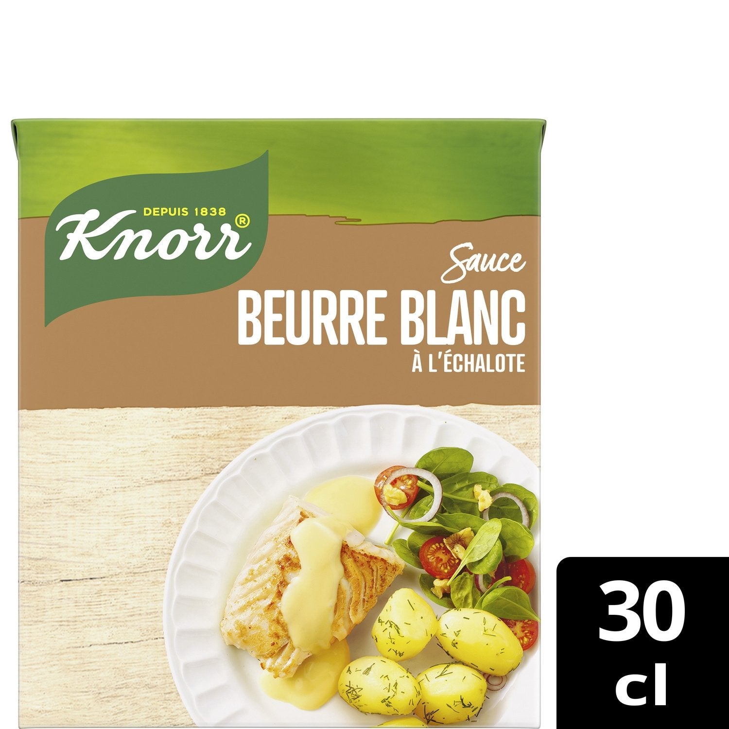 Sauce Beurre Blanc Échalote KNORR la brique de 30 cl