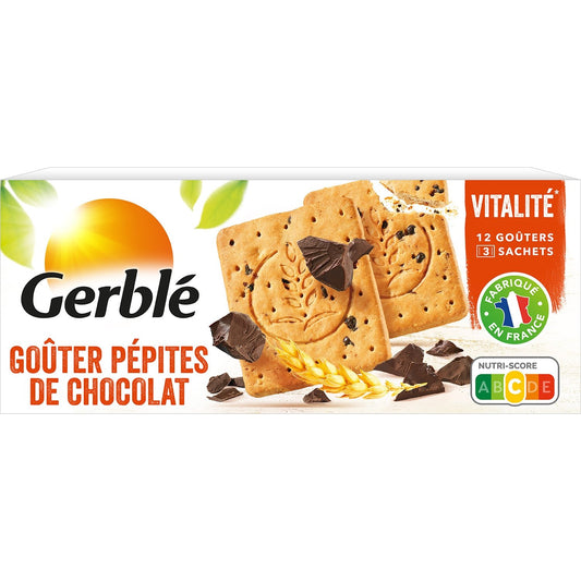 Biscuit Goûter Pépites Chocolat GERBLE la boite de 250 g