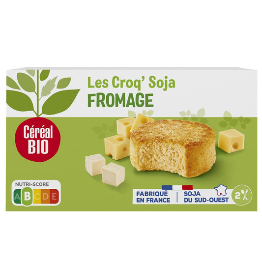 Croq'soja Organic Cheese Pancakes Organic Cereal