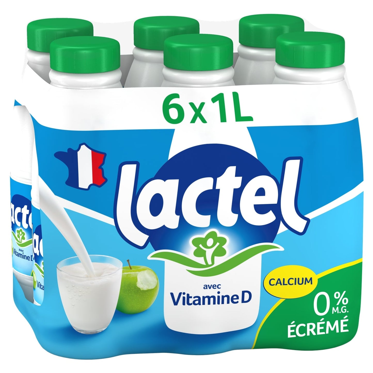 Lait Ecrémé UHT Vitamine D LACTEL 