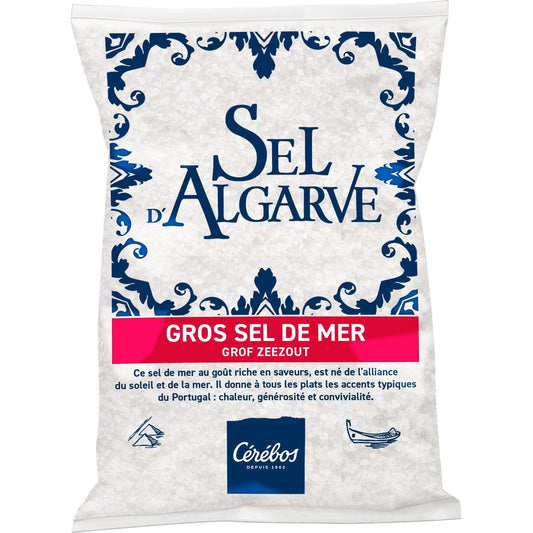 Sel Gros d'Algarve CEREBOS le sachet de 1 kg
