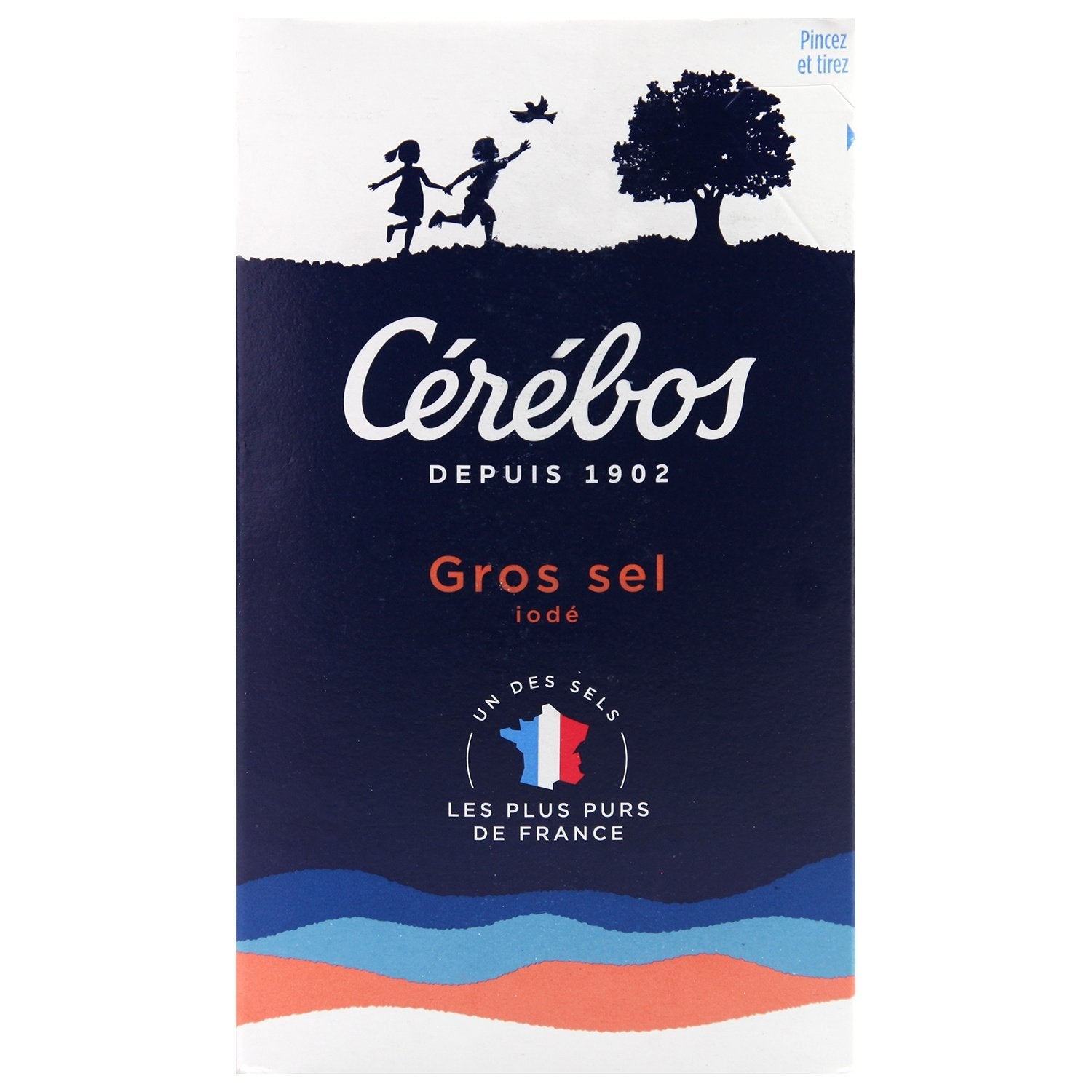 Gros Sel Iodé CEREBOS la boite de 1 kg