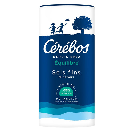Sel Fin Equilibre CEREBOS la boite de 350 g