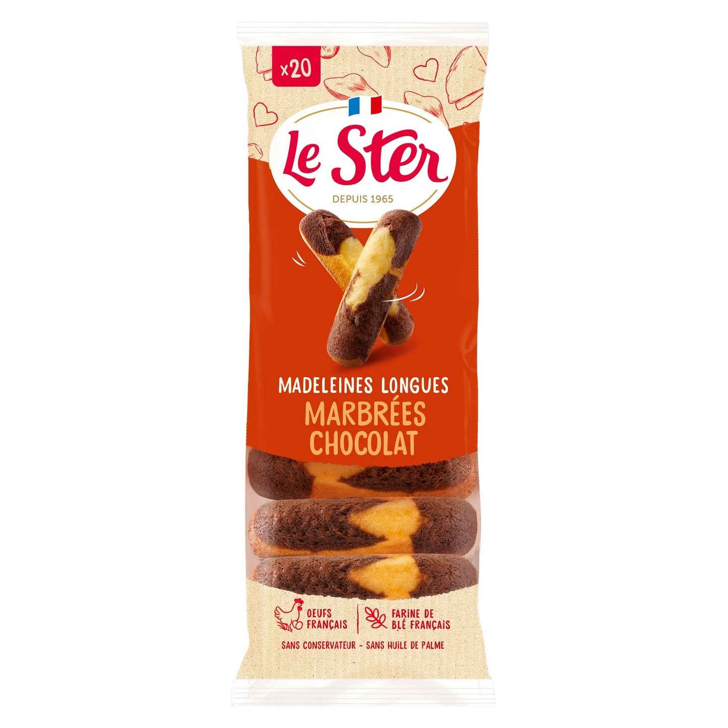 LE STER Chocolate Madeleines