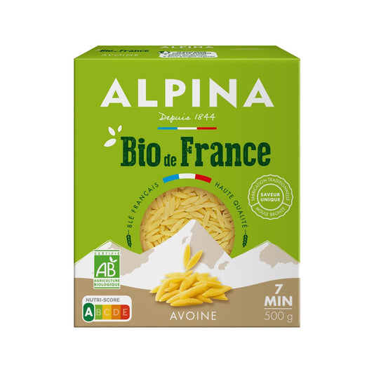 Pâtes Bio les Avoines ALPINA SAVOIE le paquet de 500 g
