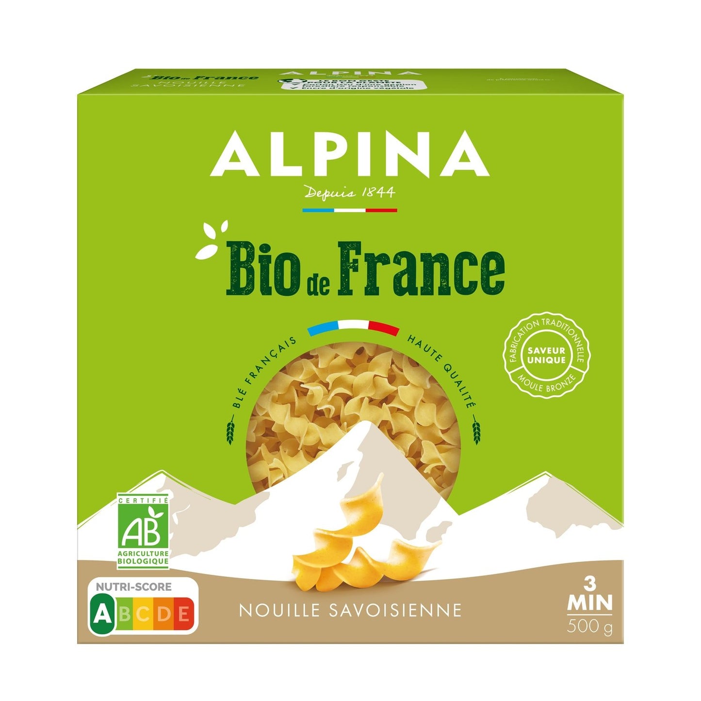 Organic Pasta, Savoisienne Noodles ALPINA SAVOIE
