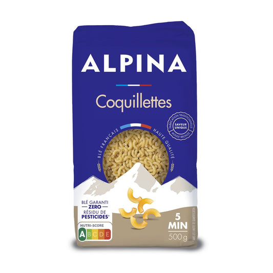 Pâtes Coquillettes ALPINA le paquet de 500g