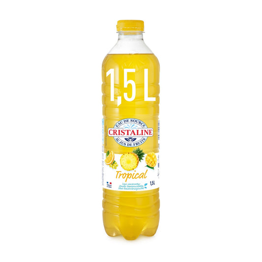 Still Spring Water Flavored with Tropical Juice CRISTALINE