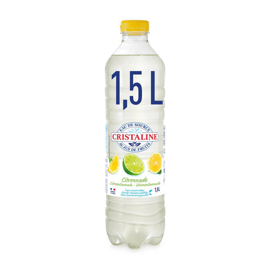 Eau Plate Aromatisée Jus Citronnade CRISTALINE la bouteille de 1,5L