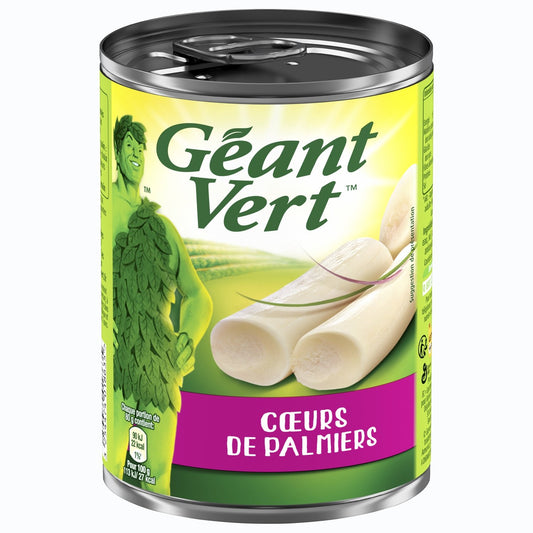 Cœur de Palmiers GEANT VERT la boîte de 220g net égoutté