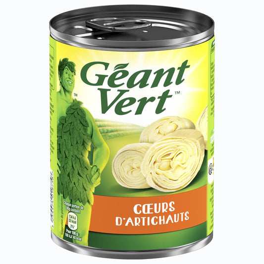 Cœurs d'Artichauts GEANT VERT la boîte de 240g net égoutté