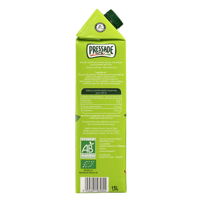 Organic Fruit Juice Nectar Mango Passion PRESSADE