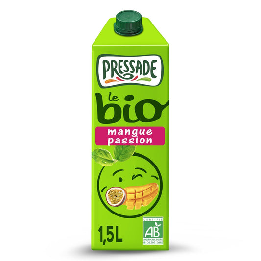 Organic Fruit Juice Nectar Mango Passion PRESSADE